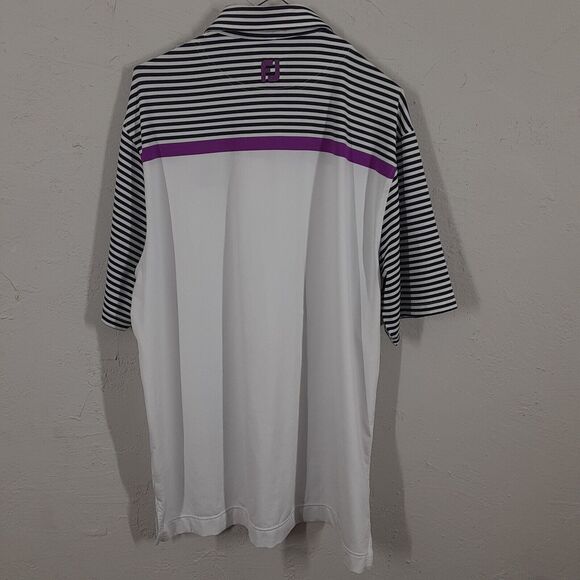 Footjoy Adult Mens L Metro West Golf Club Short Sleeve Polo Golf Shirt - Picture 5 of 7